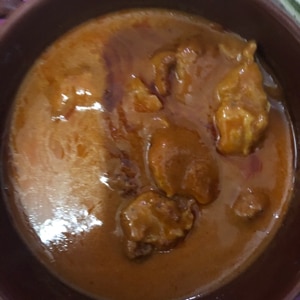 ぼんじりdeこってり濃厚❤️バターチキンカレー